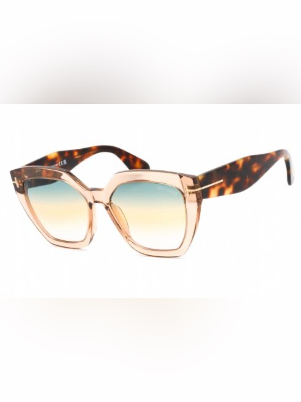 Tom Ford Women’s Beige Gradient “phoebe” Sunglasses